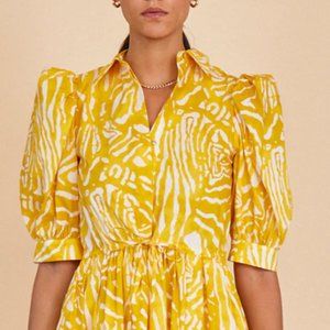Hunter Bell McCauley Dress - Marigold Palms - Size Small
